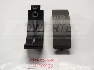 CLARK Bremsbackensatz SATZ komplette Achse