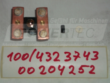 Clark Kontakte L:45,8mm  B:16mm  D1:10,3mm