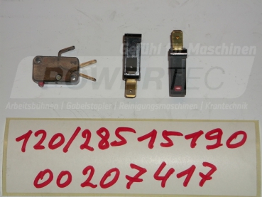 JUNGHEINRICH  Schalter Strom (125/250VAC) (A): 16