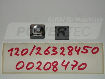 JUNGHEINRICH  Symbolplatte, Senken 22,5 x 22,5 x 9,5