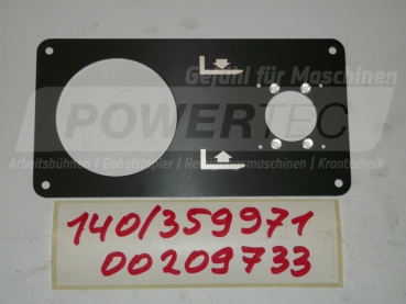 STOECKLIN Schild Bedien. 174/90