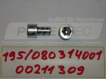 Deca Schraube INNENSECHSKANT 20x14x21