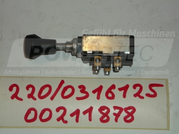 Hyster Schalter Gesamtlänge des Zugschalters 88mm