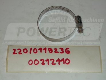 Hyster Klemmschelle schlauch 40-64mm