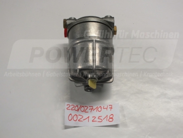 Filter mit Patrone 90x160