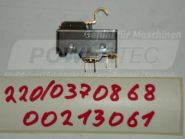 Hyster Mikroschalter Strom (125/250VAC) (A): 15