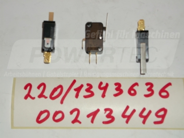 Hyster Mikroschalter Strom (125/250VAC) (A): 16