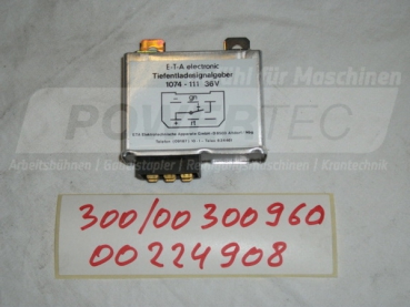 Tiefentladesignalgeber TSG