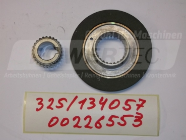 Bremsscheibe mit Ritzel