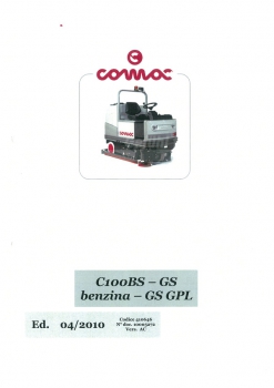 Preview: Comac Betriebsanleitung GS C100BS-GS und benzina-GS GPL