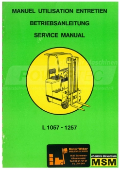 Preview: MSM Ersatzteilkatalog L1057-1257 und Betriebsanleitung