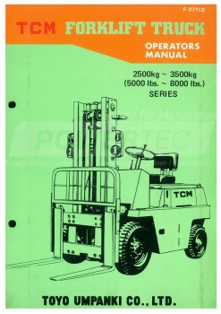Preview: TCM Bedienungsanleitung Truck 2500-3500kg SERIES