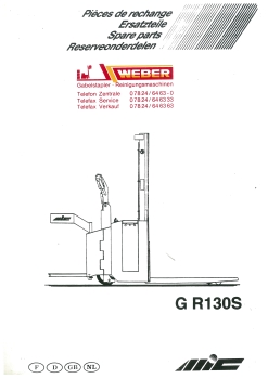 MIC Ersatzteilliste G R130S