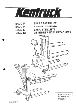 Kentruck Ersatzteilliste ERGO M/MT/E/ET 2001-12