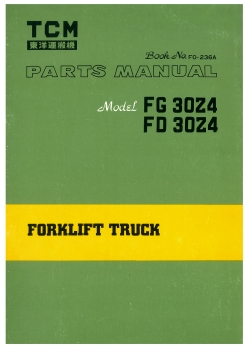 TCM Ersatzteilkatalog FG 30Z4/FD 30Z4 Forklift Truck