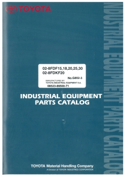 Toyota Ersatzteilkatalog 02-8FDF 02-8FDF15,18,20,25,30/02-8FDKF20