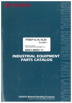 Toyota Ersatzteilkatalog7FBEF15,16,18,20