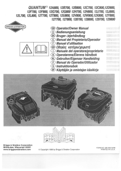 Briggs&StrattonBedienungsanleitungQuantu Quantum