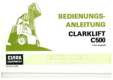 Clark Bedienungsanleitung C500 (5013-9415)