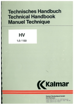 Kalmar techn. Handbuch HV 1,0/150 Hand-Gabelhochubwagen HV-HH-HP