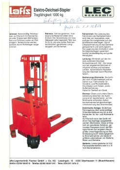 Lafis Betriebsanleitung EDS (5013-9706)