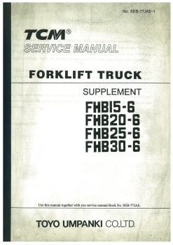 TMC Bedienungsanleitung Supplement Forklift Truck
