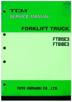 TMC Bedienungsanleitung FTBI5E3/FTBI8E3 Forklift Truck