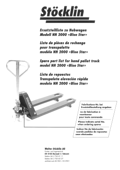 Hubwagen NH 2000