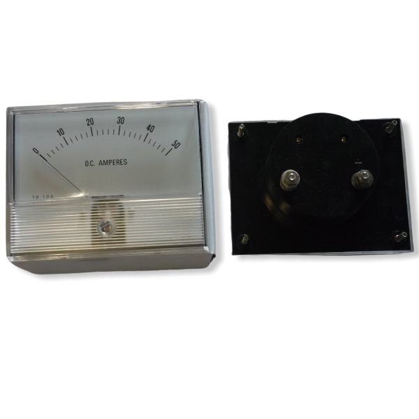 JUNGHEINRICH Messinstrument 106 x 83 mm     Range: 0 - 50 A