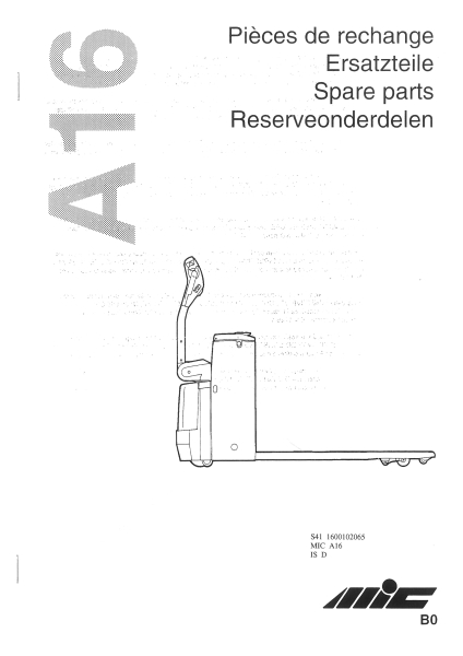 MIC Ersatzteilliste A16