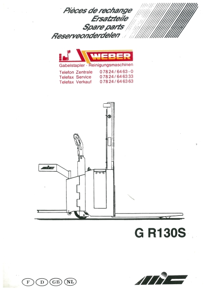 MIC Ersatzteilliste G R130S
