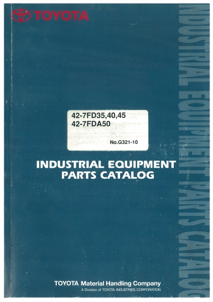 Toyota Ersatzteilkatalog 42-7FDF 42-7FD35,40,45 und 42-7FDA50