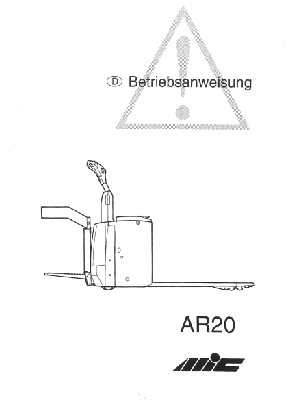 MIC Betriebsanweisung AR20