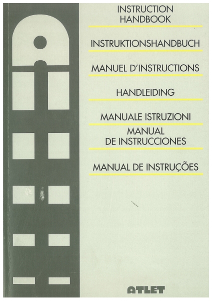 Atlet Instruktionshandbuch 005919 D