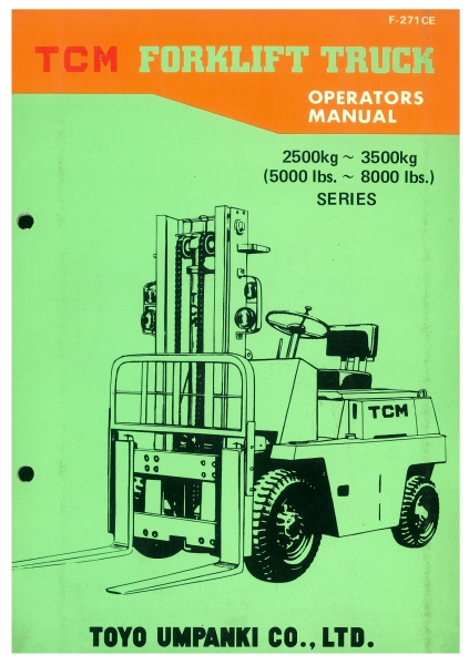 TCM Bedienungsanleitung Truck 2500-3500kg SERIES