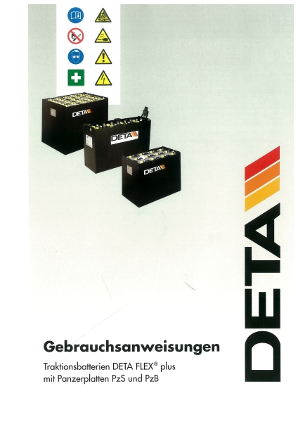 DETA Gebrauchsanweisung DETA FLEX plus mit Panzerplatten PzS und PzB