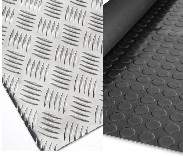 Riffelblech Kofferraum 286x160cm