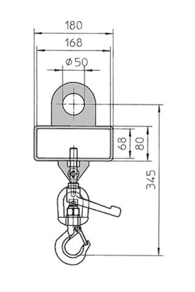 Lasthaken LH-I orange RAL 2000